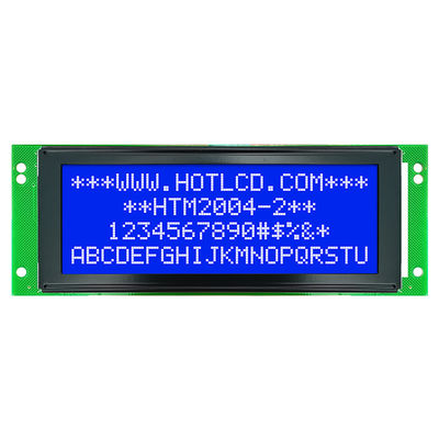 وحدة LCD شخصية متينة 4X20 مع إضاءة خلفية بيضاء جانبية HTM2004-2