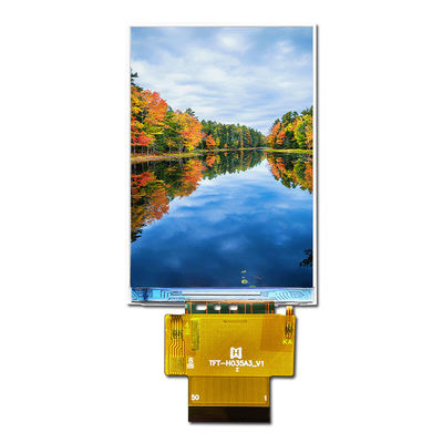 شاشة TFT LCD متعددة الأغراض مقاس 3.5 بوصة يمكن قراءتها بضوء الشمس مع واجهة متوافقة TFT-H035A3HVIST5N50