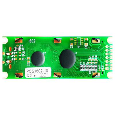 شاشة عرض LCD مقاس 16 × 2 متعددة الأغراض ، وحدة عرض LCM صفراء خضراء اللون HTM1602-10