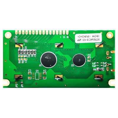 2X16 LCM حرف LCD وحدة مع إضاءة خلفية خضراء HTM1602-8