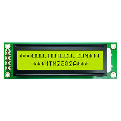 20x2 MCU حرف LCD وحدة عملية مع إضاءة خلفية خضراء HTM2002A