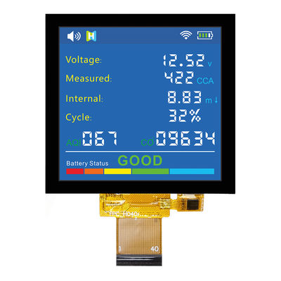 مربع 350cd / M2 IPS شاشة TFT LCD 4 بوصة 320x320 نقطة مع CTP TFT-H040A12DHIIL3C40