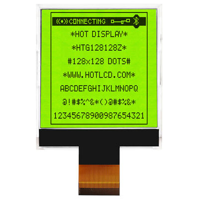 128X128 وحدة جرافيك COG LCD SSD1848 STN-Grey Display HTG128128Z