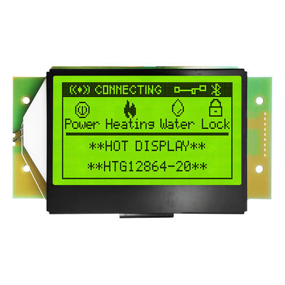 128X64 SPI Graphic LCD Module ST7565R مع إضاءة جانبية بيضاء HTM12864-7