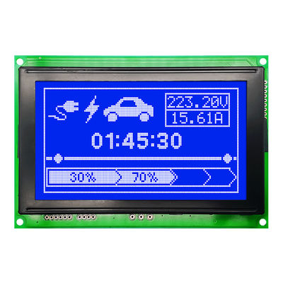128X64 شاشة LCD رسومية STN رمادية مع إضاءة خلفية بيضاء