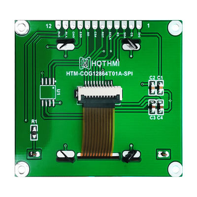 128X64 SPI ST7567 FSTN وحدة جرافيك LCD درجة حرارة واسعة للأجهزة