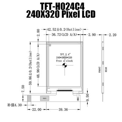 2.4 بوصة SPI TFT LCD عرض IPS لوحة الشاشة 240x320 Lcd Display Manufacturers