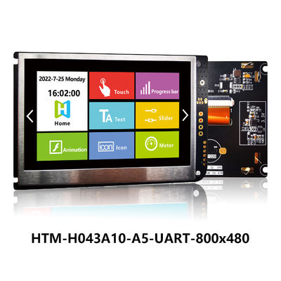 4.3 بوصة UART TFT MODULE TFT LCD 480x272 لوحة عرض مع لوحة تحكم LCD