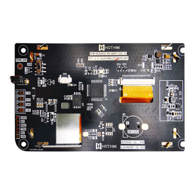 4.3 بوصة UART شاشة تعمل باللمس مقاومة شاشة TFT LCD 480x272 مع لوحة تحكم LCD