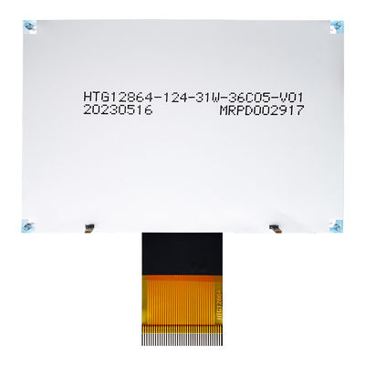 وحدة عرض رسومية LCD 128x64 COG ST7565R مع إضاءة خلفية بيضاء