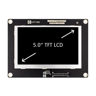 5.0 بوصة IPS 800x480 درجة حرارة واسعة TFT LCD وحدة عرض لوحة LVDS